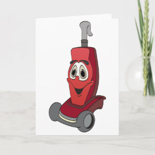 Red Vacuum Cleaner Karte