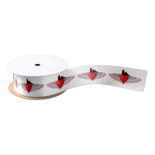 Red Valentines Liebe Herz Tatatotyp Satinband