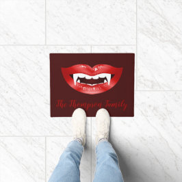 Red Vampire Mouth und benutzerdefinierter Familien Fußmatte
