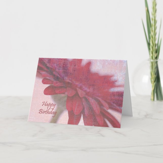 Red Velvet Birthday Karte (Vorderseite)