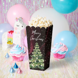 Red Velvet Christmas Tree Popcorn Boxen Geschenkschachtel