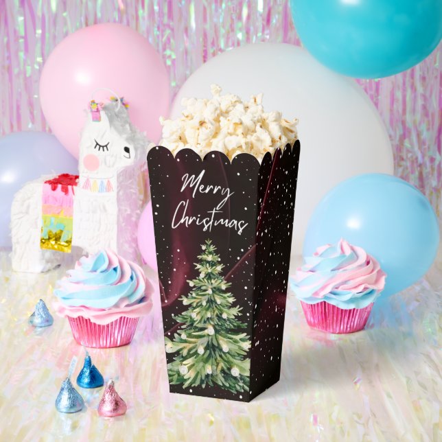 Red Velvet Christmas Tree Popcorn Boxen Geschenkschachtel (Party)