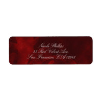 Red Velvet Elegante Vintag Glam Glamour Hochzeit