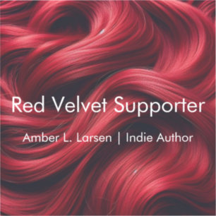 Red Velvet Hair   Amber L. Larsen Support Sticker