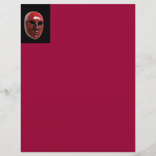 Red Venice Mask Letterhead