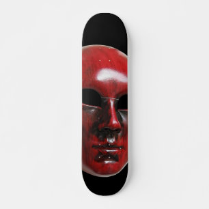 Red Venice Mask Skateboard