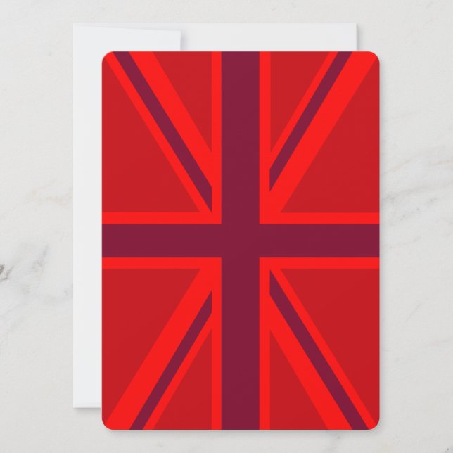 Red Version British Union Jack Decor (Vorderseite)