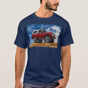 Red Vintag Bronco T-Shirt
