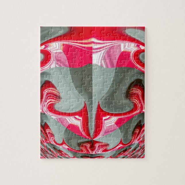 Red Vintag Hakuna Matata Round gifts.jpg Puzzle (Vertikal)