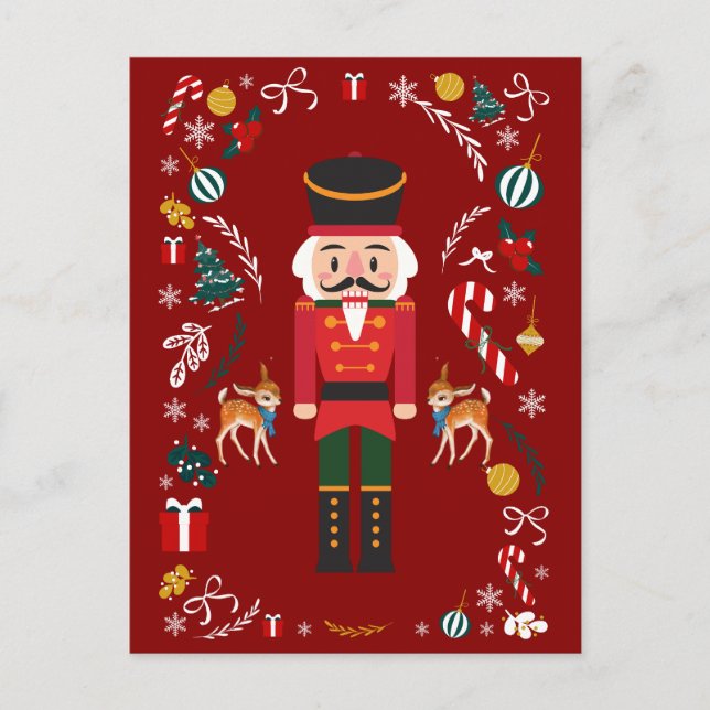 Red Vintag Nutcracker Weihnachten (Vorderseite)