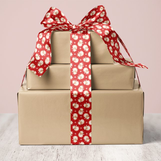 Red Vintag Retro Weihnachten Satinband (Von Creator hochgeladen)