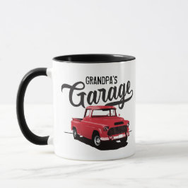 Red Vintag Truck Custom Coffee Tasse