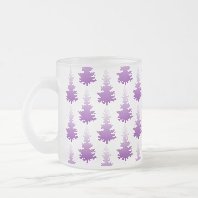 Red-Violet Evergreen Weihnachtsbaum Mattglastasse (Links)