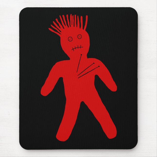 Red Voodoo Doll Mousepad (Vorne)