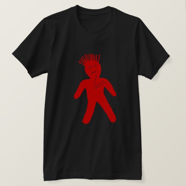 Red Voodoo Doll T-Shirt (Design vorne)