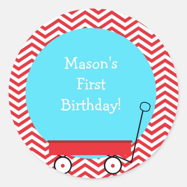 Red Wagon Fevor Stickers (Vorderseite)