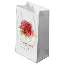 Red Waratah Blume Art Dankeschön Geschenktasche Kleine Geschenktüte