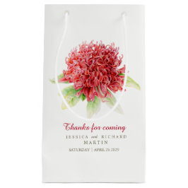 Red Waratah Blume Art Dankeschön Geschenktasche Kleine Geschenktüte
