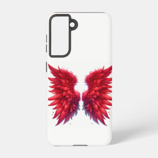 Red Watercolor Handy Case Samsung Galaxy Hülle