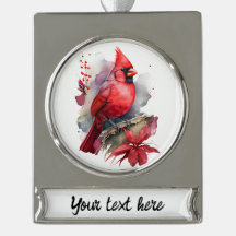 Red Watercolor Kardinal