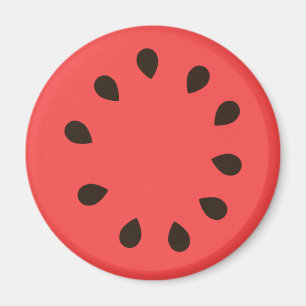 Red Watermelon Fruit Magnet