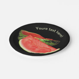 Red Watermelon Pappteller