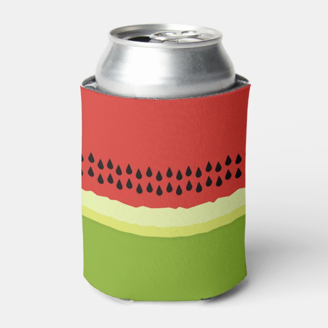 Red Watermelon Slice Can Coolers Dosenkühler (Kanne Vorderseite)