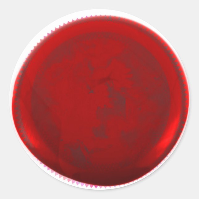 Red Wax Umschlag Aufkleber (Vorderseite)
