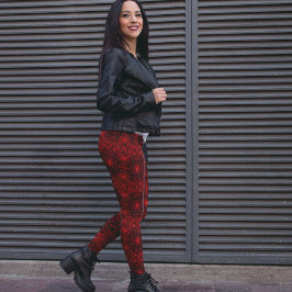 Red Webs Leggings - Spaß