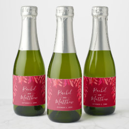 Red Wedding Celebration Mini Sparkling