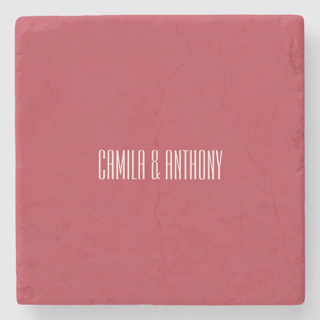 Red Wedding Steinuntersetzer (Vorderseite)