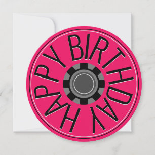 Red Wheel Steampunk Alles Gute zum Geburtstag Gruß Feiertagskarte