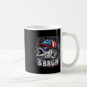 Red White & amp; Bruh 4. Juli Angelbro Kaffeetasse