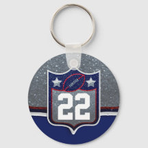 Red White and Blue American Football Team Sports