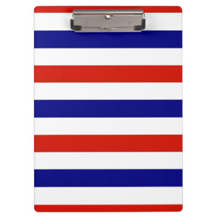 Red White and Blue Clip Board Klemmbrett