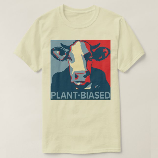 Red White and Blue Pop Art Inspired Cow Tshirt (Design vorne)