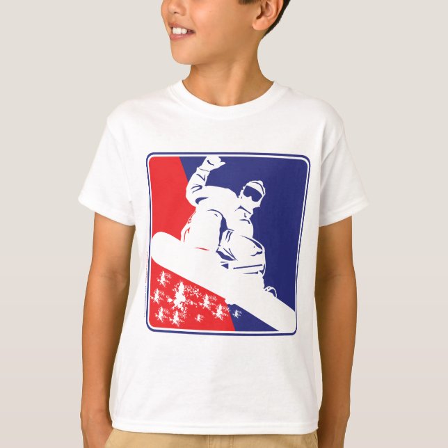 Red-White-and-Blue-Snow-Boa T-Shirt (Vorderseite)