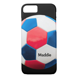 Red White and Blue Soccer Ball, Case-Mate iPhone Hülle