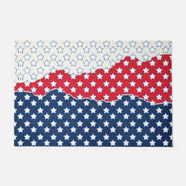 Red, White and Blue Stars (USA) (Vereinigte Staate Fußmatte