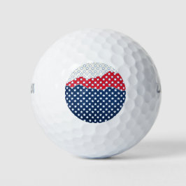 Red, White and Blue Stars (USA) (Vereinigte Staate Golfball
