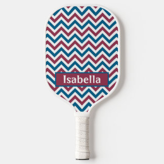 Red White and Blue USA Individuelle Name Pickleball Schläger