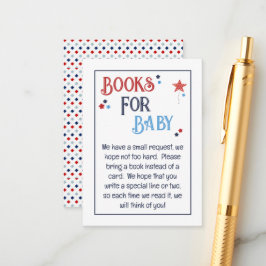 Red White and Due Books for Baby Begleitkarte