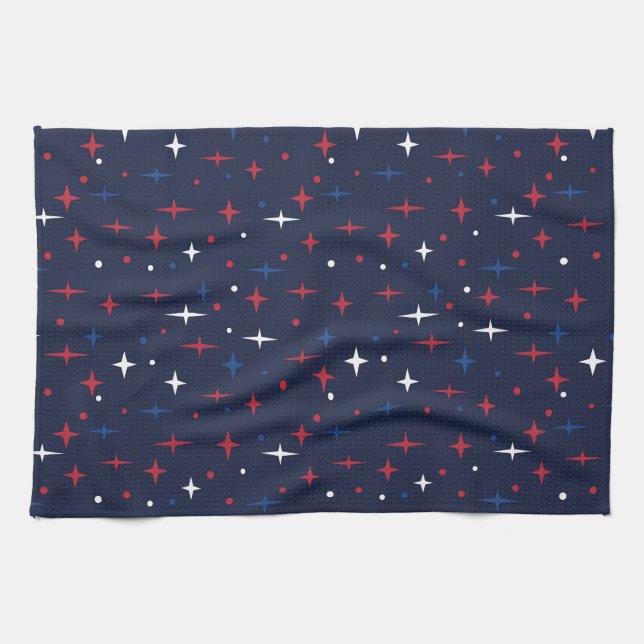 Red White and  Geschirrtuch (Horizontal)