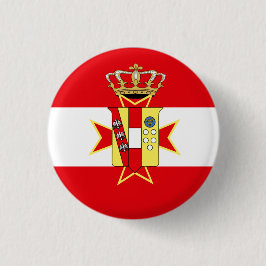 Red White Banner Großherzogtum Toskana Button
