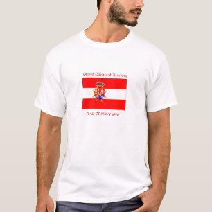 Red White Banner Großherzogtum Toskana T-Shirt