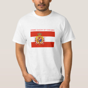 Red White Banner Großherzogtum Toskana T-Shirt