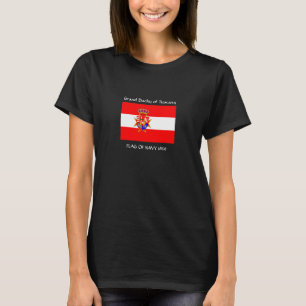 Red White Banner Großherzogtum Toskana T-Shirt