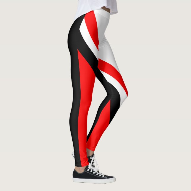 Red White Black Leggings (Rechts)