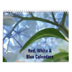 Red White Blue American Calendar Starten Sie jeden Kalender