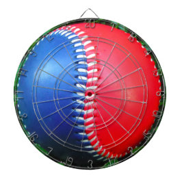Red White & Blue Baseball Dartscheibe